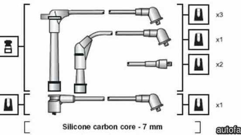 Set fise bujii NISSAN TERRANO I WD21 MAGNETI MARELLI 941318111091