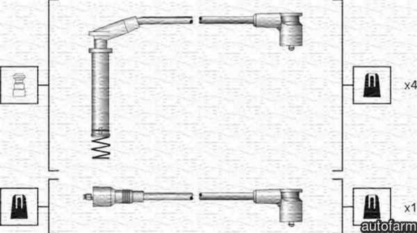 Set fise bujii OPEL CORSA A TR 91 92 96 97 MAGNETI MARELLI 941318111154