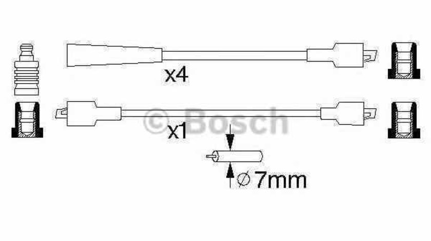 Set fise bujii OPEL KADETT D combi 35 36 45 46 BOSCH 0 986 356 741