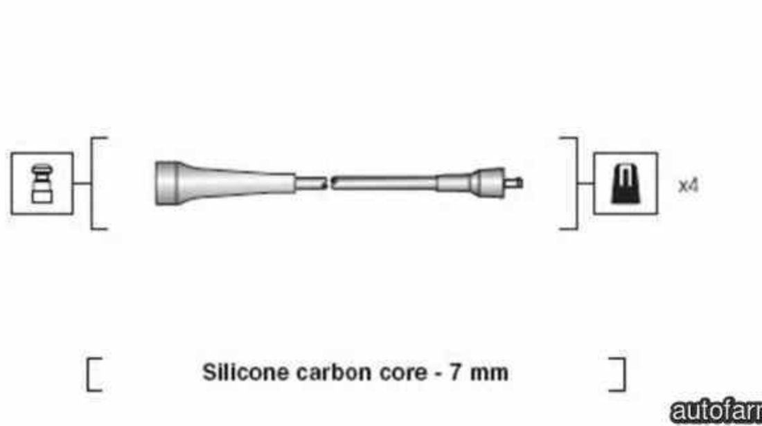 Set fise bujii RENAULT LAGUNA I B56 556 MAGNETI MARELLI 941318111263