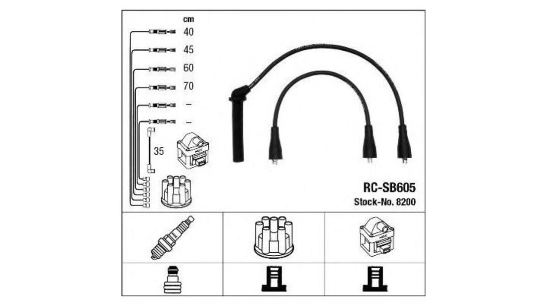 Set fise bujii Saab 9-3 Cabriolet (YS3D) 1998-2003 #2 0300891169