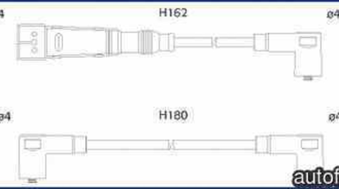 Set fise bujii SEAT IBIZA I 021A HÜCO 134707