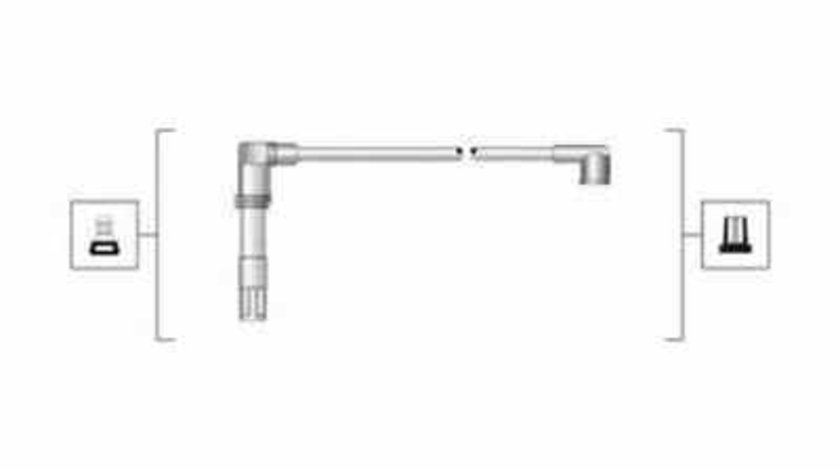 Set fise bujii VW BORA 1J2 MAGNETI MARELLI 941319170081