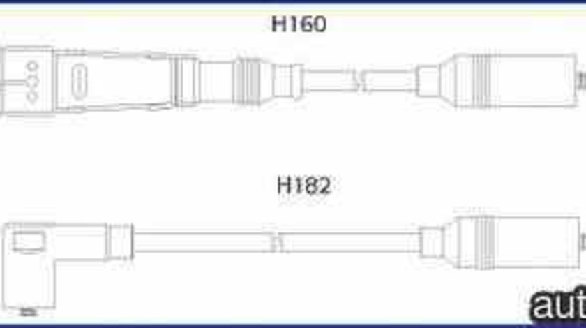 Set fise bujii VW GOLF II 19E 1G1 HÜCO 134706