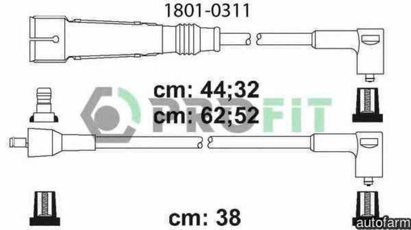 Set fise bujii VW GOLF III 1H1 4MAX 0608410233P