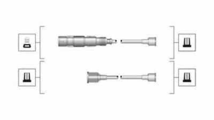 Set fise bujii VW GOLF III Cabriolet 1E7 MAGNETI MARELLI 941319170036