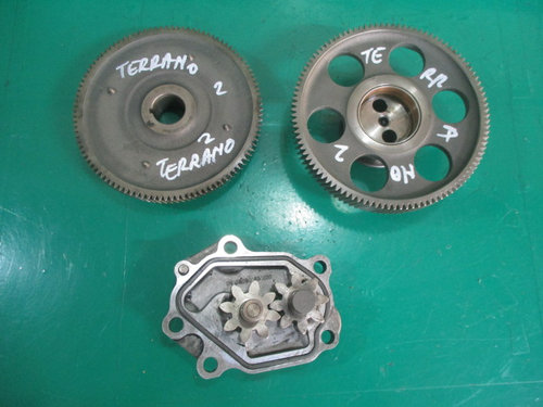SET FULIE AX CAME + POMPA ULEI NISSAN TERRANO 2 2.7 TD 4X4 FAB. 1999 - 2007 ⭐⭐⭐⭐⭐