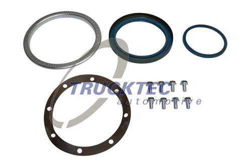 Set garnituri, butuc roata punte fata (0130166 TRUCKTEC) MERCEDES-BENZ