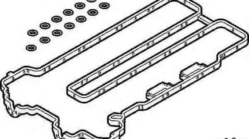 Set garnituri capac culbutori OPEL AGILA (A) (H00) ELRING 392.490