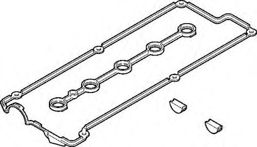 Set garnituri, Capac supape AUDI A6 (4A, C4) (1994 - 1997) ELRING 915.572 piesa NOUA