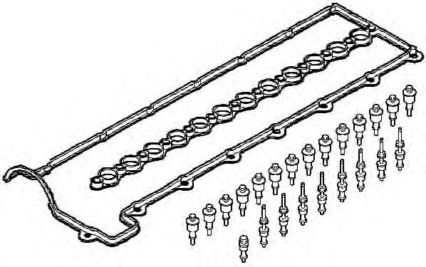 Set garnituri, Capac supape BMW X5 (E53) (2000 - 2006) ELRING 157.680 piesa NOUA