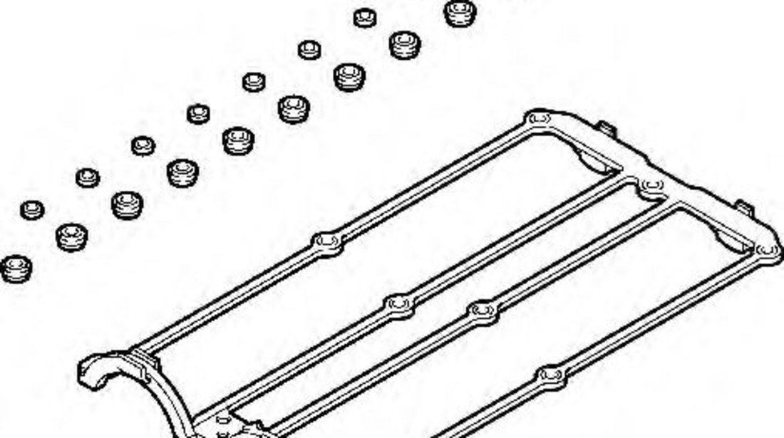 Set garnituri, Capac supape FORD MONDEO II (BAP) (1996 - 2000) ELRING 569.460 piesa NOUA