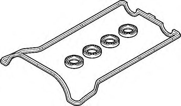Set garnituri, Capac supape MERCEDES C-CLASS Combi (S202) (1996 - 2001) ELRING 899.917 piesa NOUA