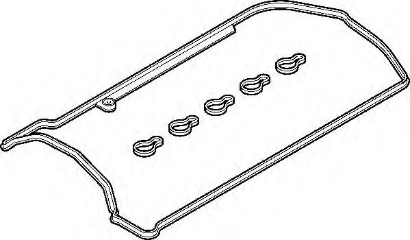 Set garnituri, Capac supape MERCEDES E-CLASS (W211) (2002 - 2009) ELRING 330.370 piesa NOUA