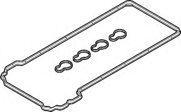 Set garnituri, Capac supape MERCEDES E-CLASS (W211) (2002 - 2009) ELRING 728.980 piesa NOUA