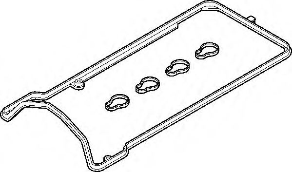 Set garnituri, Capac supape MERCEDES E-CLASS (W211) (2002 - 2009) ELRING 685.510 piesa NOUA