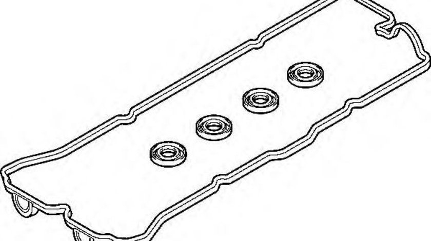 Set garnituri, Capac supape NISSAN ALMERA I (N15) (1995 - 2000) ELRING 389.330 piesa NOUA