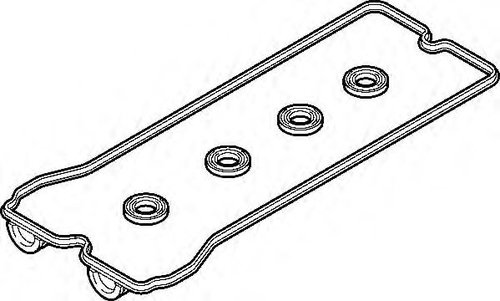 Set garnituri, Capac supape NISSAN MICRA II (K11) (1992 - 2003) ELRING 457.040 piesa NOUA