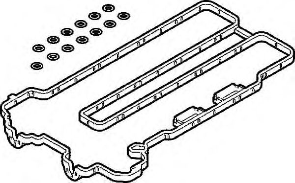 Set garnituri, Capac supape OPEL AGILA (A) (H00) (2000 - 2007) ELRING 392.490 piesa NOUA