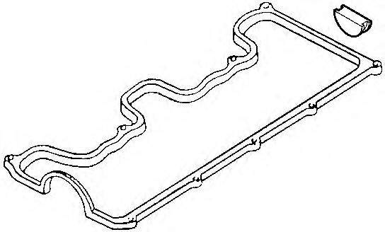 Set garnituri, Capac supape OPEL ASTRA F Combi (51, 52) (1991 - 1998) ELRING 257.600 piesa NOUA