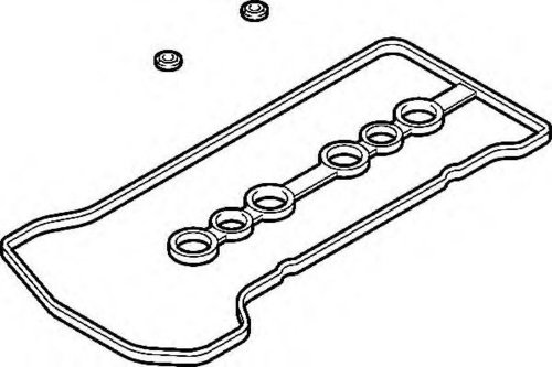 Set garnituri, Capac supape TOYOTA AURIS (NRE15, ZZE15, ADE15, ZRE15, NDE15) (2006 - 2012) ELRING 45...