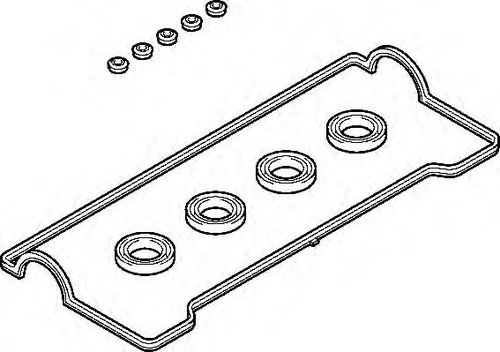 Set garnituri, Capac supape TOYOTA AVENSIS Liftback (T22) (1997 - 2003) ELRING 399.680 piesa NOUA
