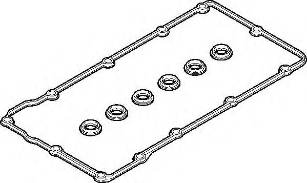 Set garnituri, Capac supape VW GOLF IV Variant (1J5) (1999 - 2006) ELRING 303.010 piesa NOUA