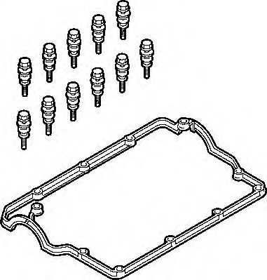 Set garnituri, Capac supape VW POLO (6N2) (1999 - 2001) ELRING 515.110 piesa NOUA