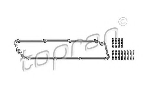 Set garnituri, Capac supape VW TRANSPORTER IV bus (70XB, 70XC, 7DB, 7DW, 7DK) (1990 - 2003) TOPRAN 1...