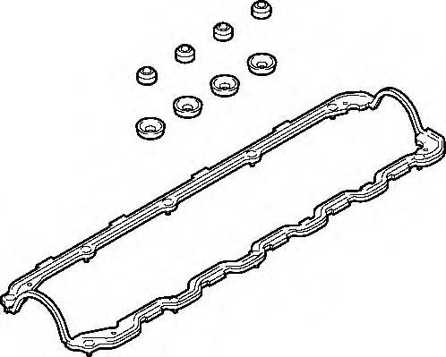 Set garnituri, Capac supape VW TRANSPORTER IV platou / sasiu (70XD) (1990 - 2003) ELRING 915.580 pie...