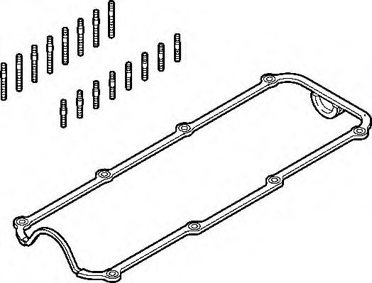 Set garnituri, Capac supape VW VENTO (1H2) (1991 - 1998) ELRING 457.200 piesa NOUA