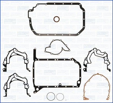 Set garnituri, carter (54128900 AJUSA) AUDI,SKODA,VW