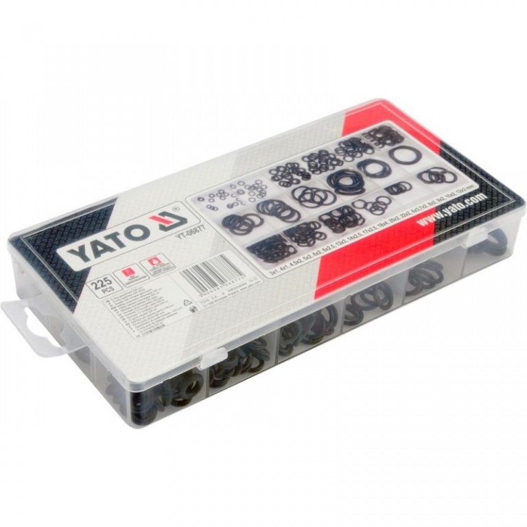 Set Garnituri Cauciuc Yato 225 Buc YT06877