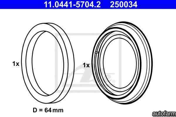 Set garnituri, Etrier frana AUDI 100 (4A