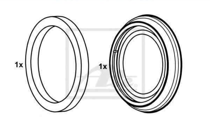 Set garnituri, Etrier frana AUDI 100 (4A, C4) Producator ATE 11.0441-5704.2