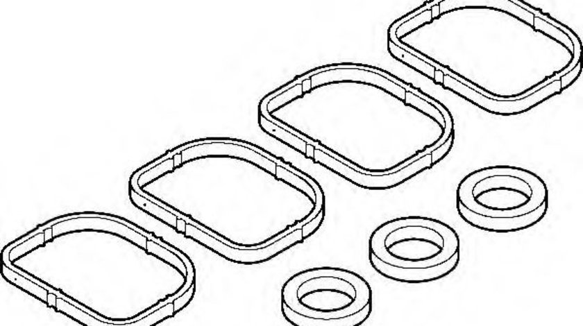 Set garnituri, galerie admisie BMW Seria 1 (E81) (2006 - 2012) ELRING 445.130 piesa NOUA