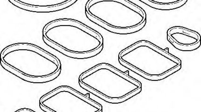 Set garnituri, galerie admisie FIAT DOBLO Combi (263) (2010 - 2016) ELRING 689.940 piesa NOUA