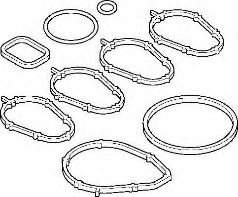 Set garnituri, galerie admisie FIAT PANDA Van (169) (2004 - 2016) ELRING 728.670 piesa NOUA