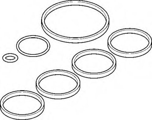 Set garnituri, galerie admisie FIAT QUBO (225) (2008 - 2016) ELRING 444.760 piesa NOUA