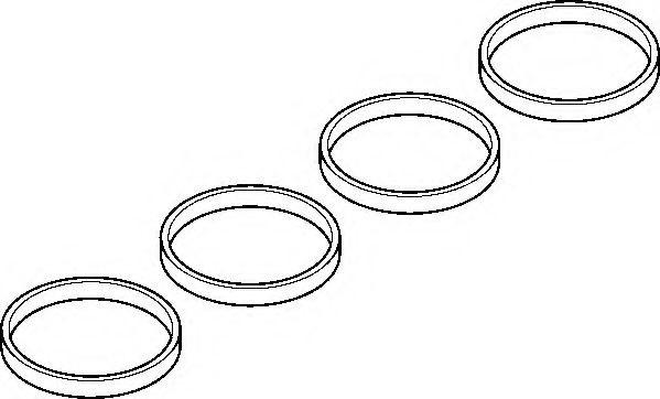 Set garnituri, galerie admisie OPEL ASTRA G Cupe (F07) (2000 - 2005) ELRING 007.051 piesa NOUA