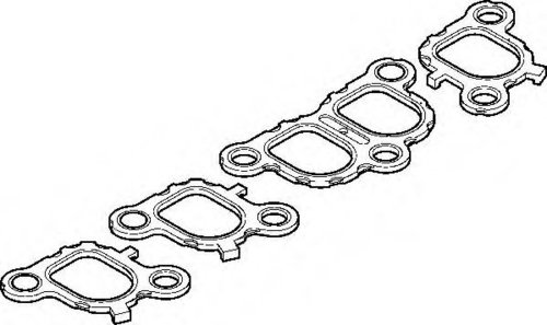 Set garnituri, galerie admisie VW TOUAREG (7LA, 7L6, 7L7) (2002 - 2010) ELRING 217.460 piesa NOUA