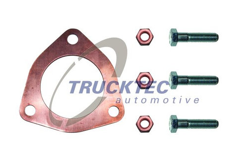 Set garnituri, galerie evacuare (0143378 TRUCKTEC) MERCEDES-BENZ