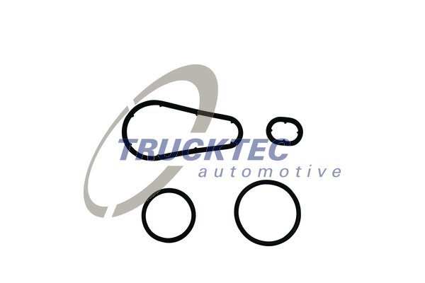 Set garnituri, radiator ulei (0218150 TRUCKTEC) MERCEDES-BENZ