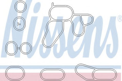 Set garnituri, radiator ulei SUZUKI SPLASH (2008 - 2016) NISSENS 9070005 piesa NOUA