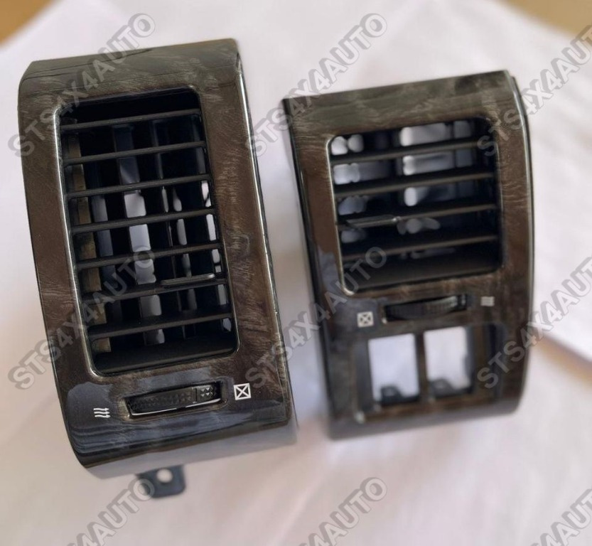 SET GRILA AIRESIERE VENTILATIE BORD PENTRU NISSAN PATROL Y61 GU4 2005-2025 BLK [2-BUC]