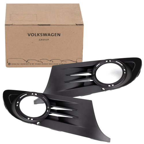 Set Grila Bara Fata Dreapta + Stanga Oe Volkswagen Golf 6 Plus 2009-2013 5M0853666K9B9 + 5M0853665K9...