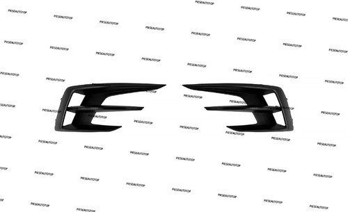 Set grila laterala bara fata Renault Megane 4 2019- NOUA 261529100R (NEGRU)
