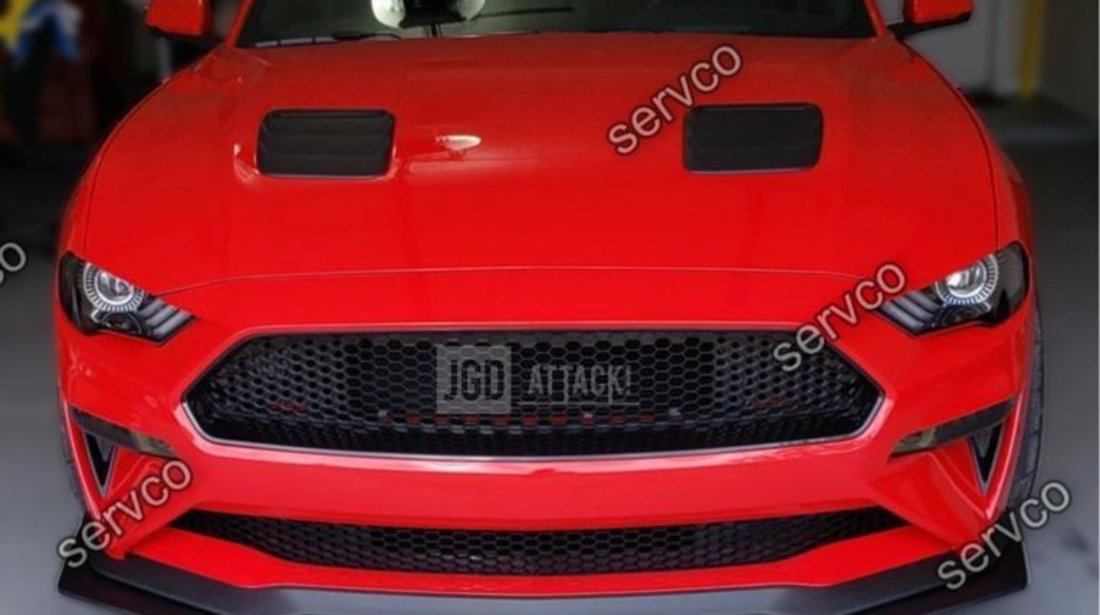 Set grile bara fata Ford Mustang GT, EcoBoost BULLITT Style 2018-2021 v4