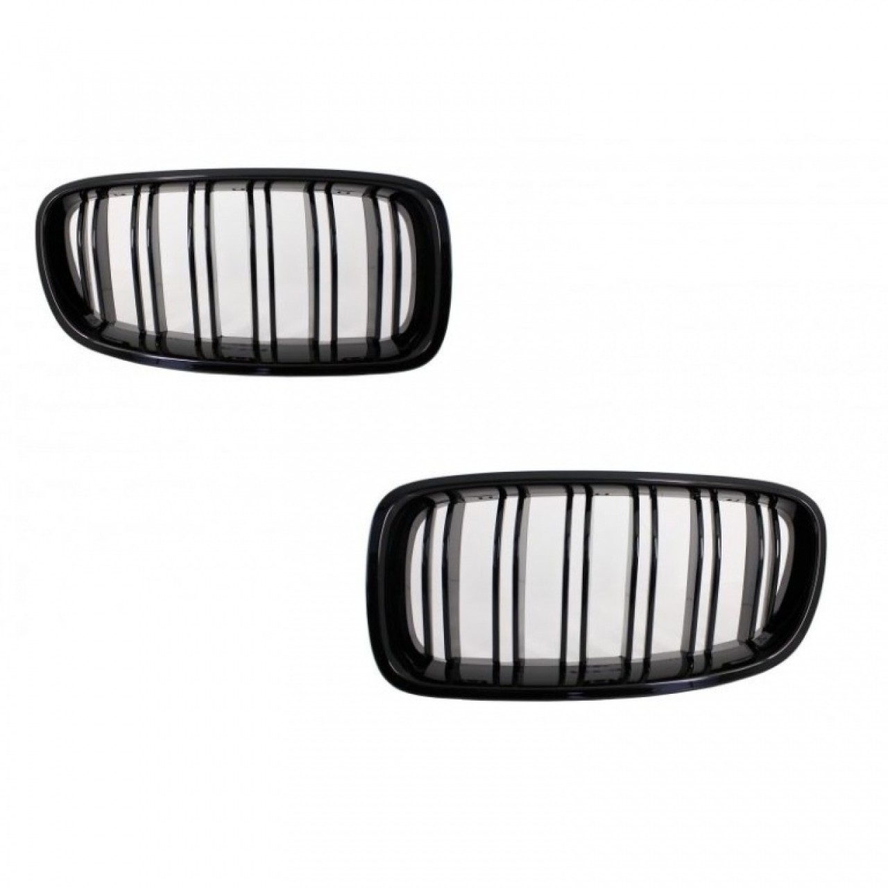 Set Grile Radiator Nari Bmw Seria 5 F10 2010-2015 M Design Negru Lucios