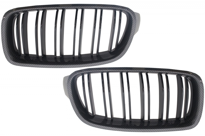 Set grile radiator (nari) carbon model M BMW Seria 3 F30